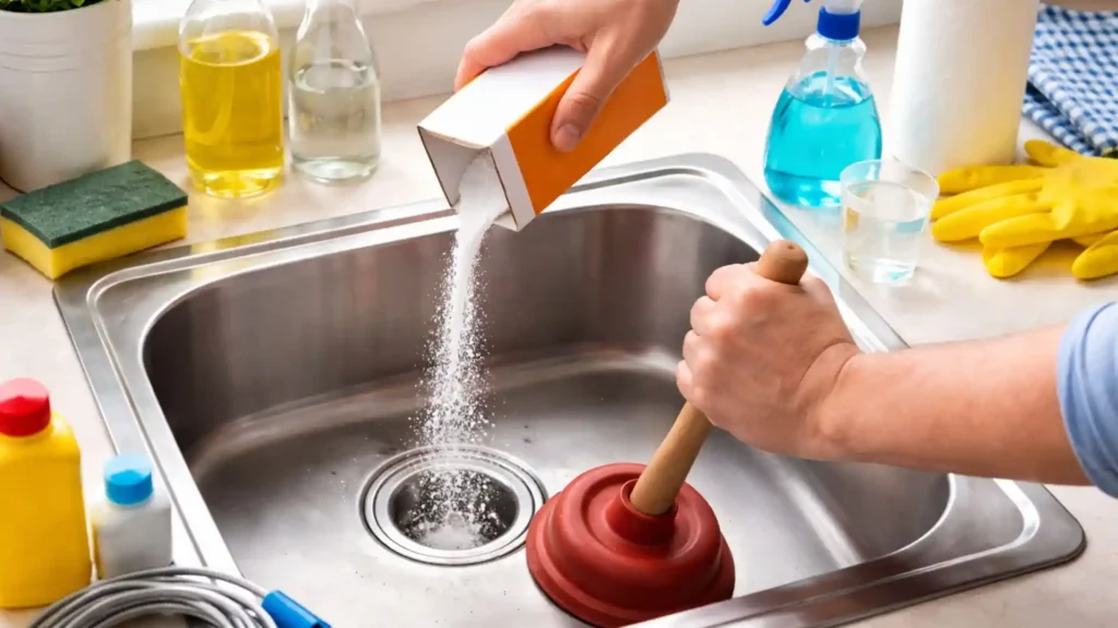 Blocked Sink Safely