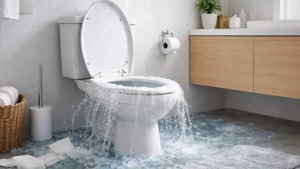 Toilet Overflowing