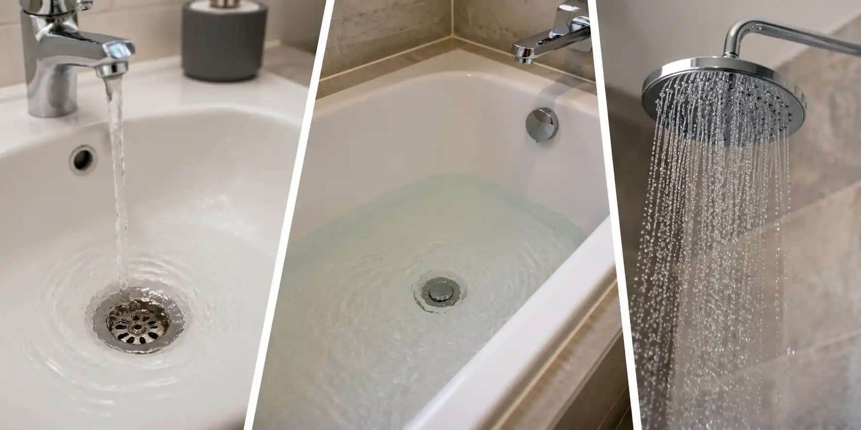 Slow-Draining Sinks, Baths, and Showers